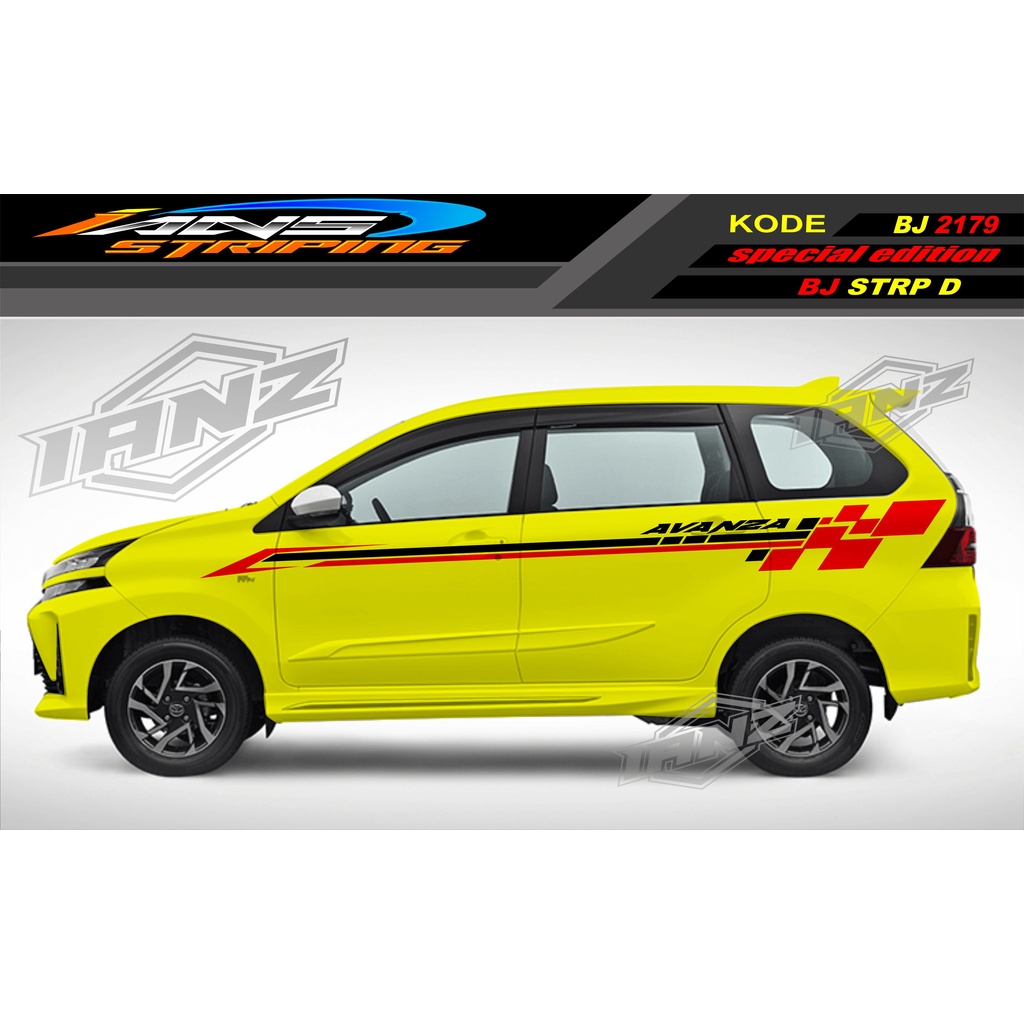 STIKER LIST BODY MOBIL AVANZA / STRIPING LIST BODY AVANZA XENIA / STICKER MOBIL XENIA / DECAL STIKER MOBIL AVANZA / STIKER MOBIL