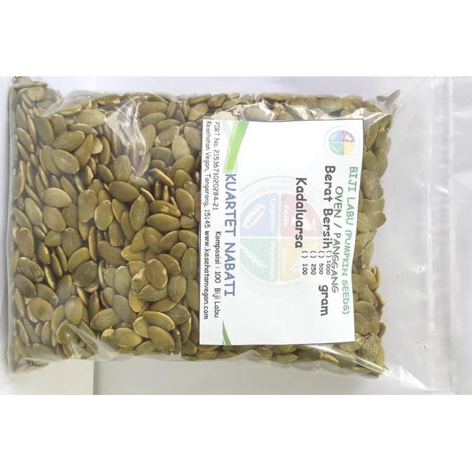 

Cuci Gudang Awal Tahun Pumpkin Seed - Biji Labu Kupas - Oven - Roasted - Matang 500 Gr Promo Awal