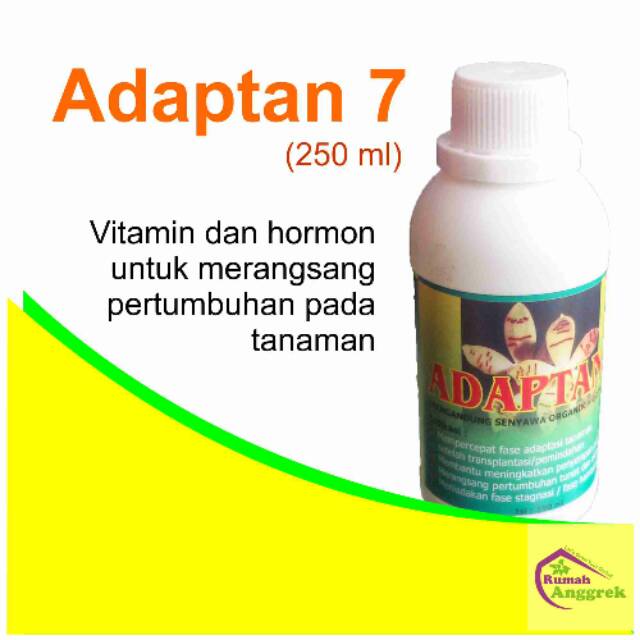 Vitamin B1 + Hormon Adaptan7 250 ml Adaptan Perangsang Anggrek