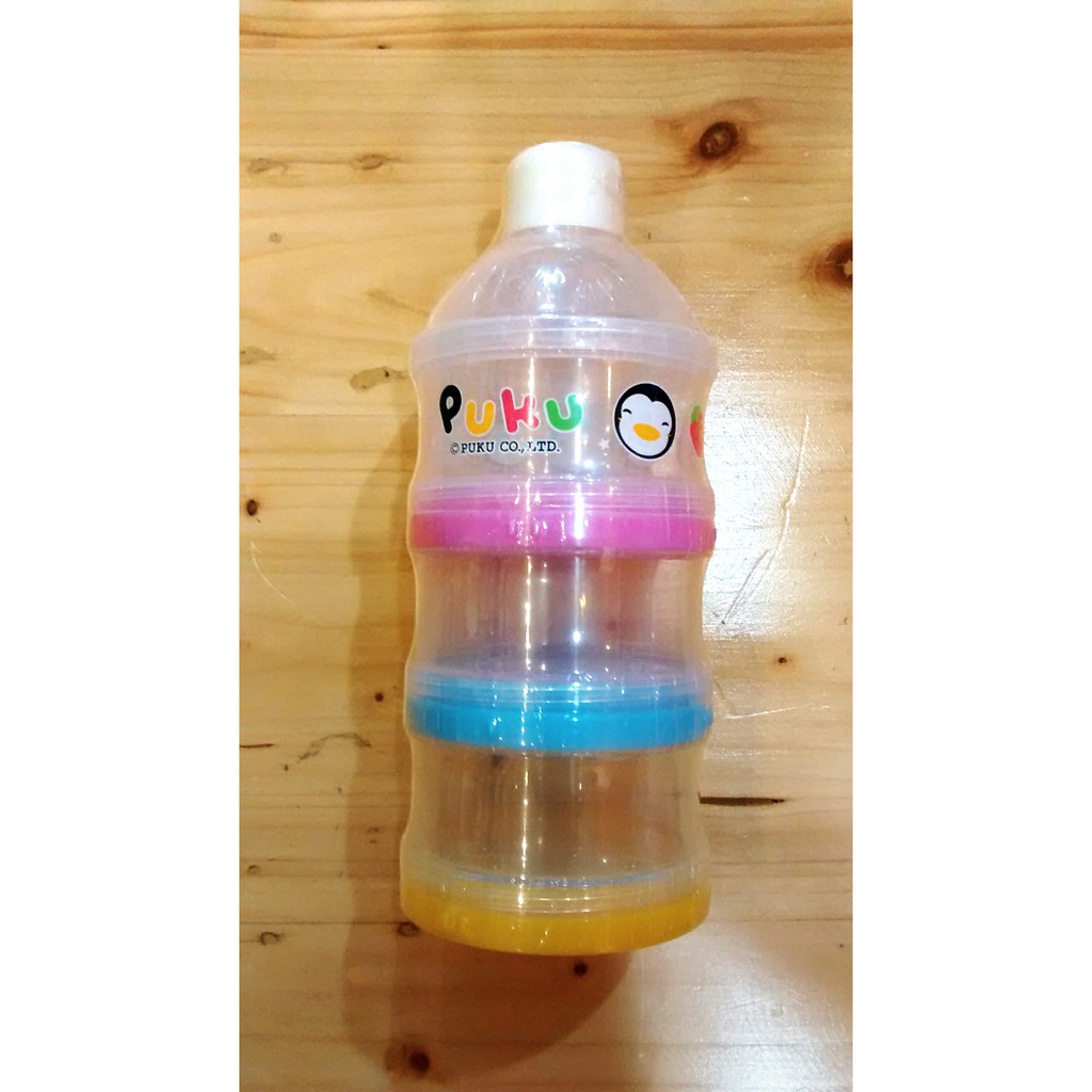 Puku Milk Powder Container 3 Level Tempat Susu Bubuk