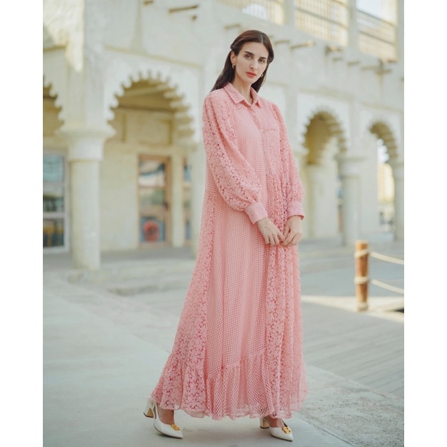 Benang Jarum Raya Collection 2022 Sense of Serenity Sandrina Maxi dress size S