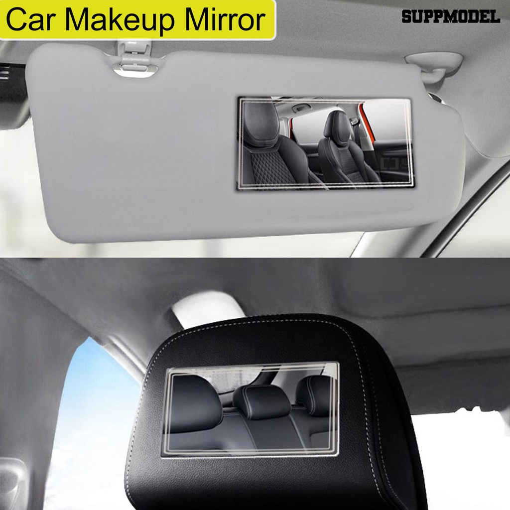 Sfs Cermin Makeup Mini Bahan Stainless Steel Untuk Visor Interior Mobil