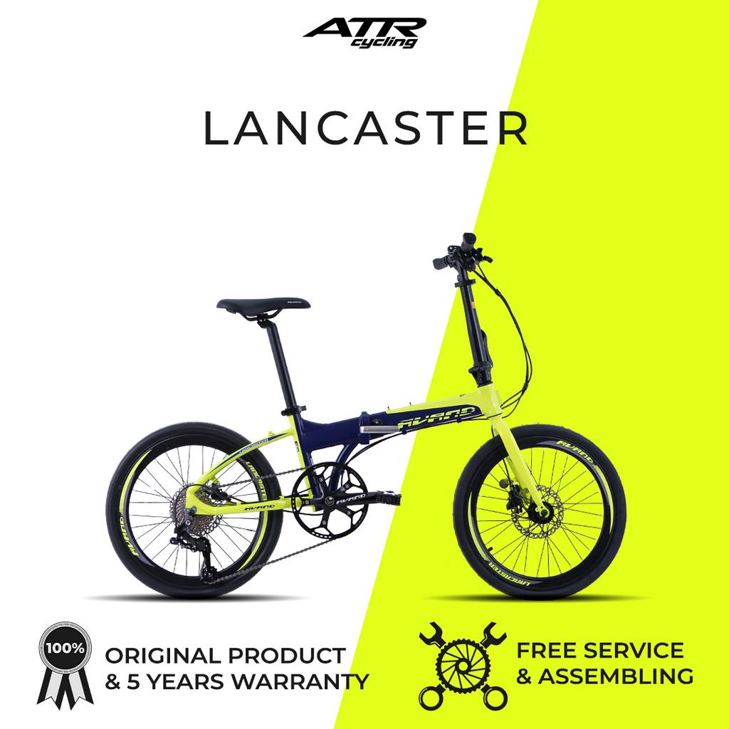 Sepeda Lipat Folding Bike 20-10SP AVAND LANCASTER (20) YL-BL