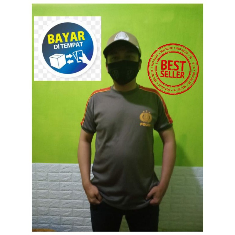 KAOS POLISI KOMBINASI - KAOS POLOS POLISI - KAOBLONG POLISI