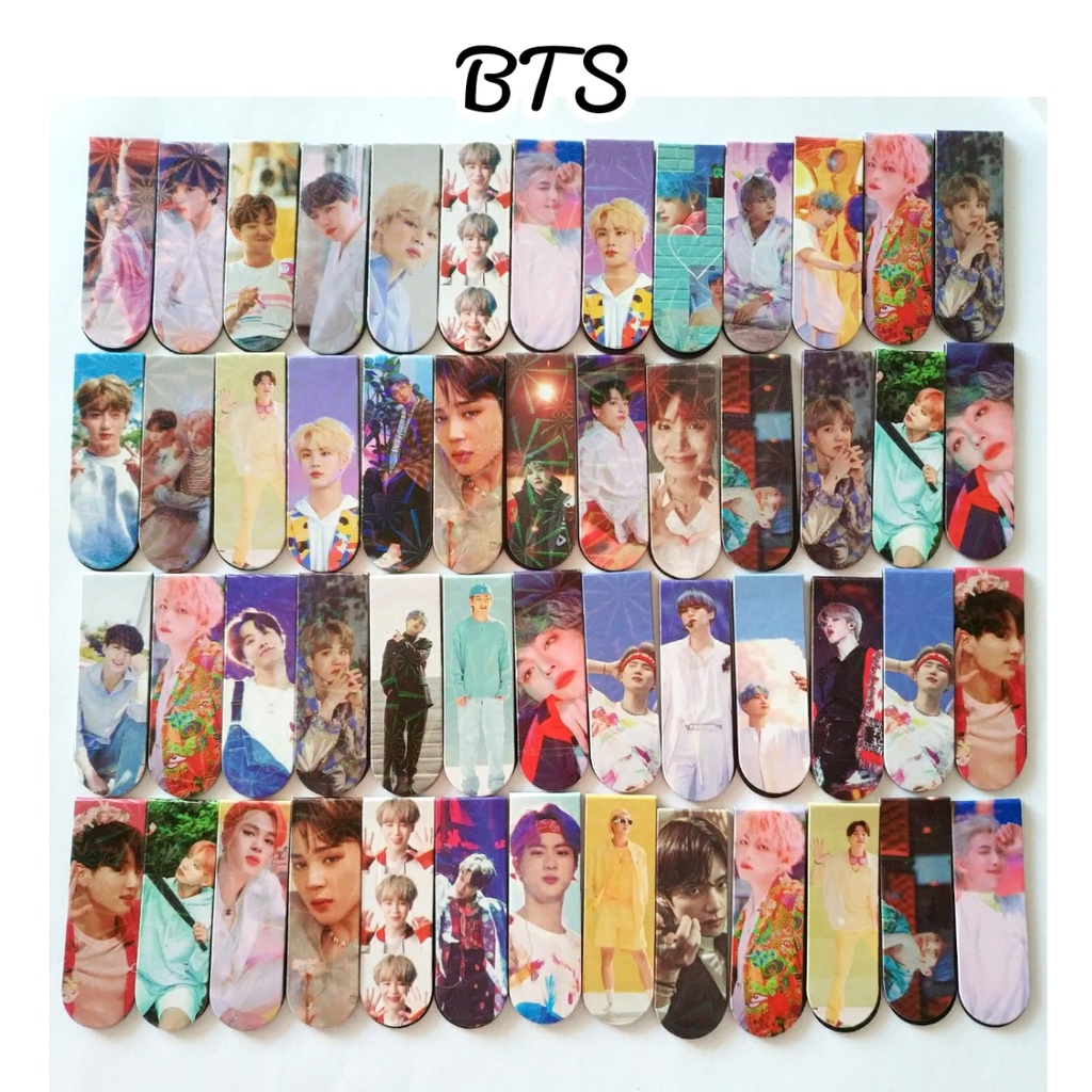 

Pembatas Buku Magnet Karakter Magnetik Magnetic Bookmark BTS