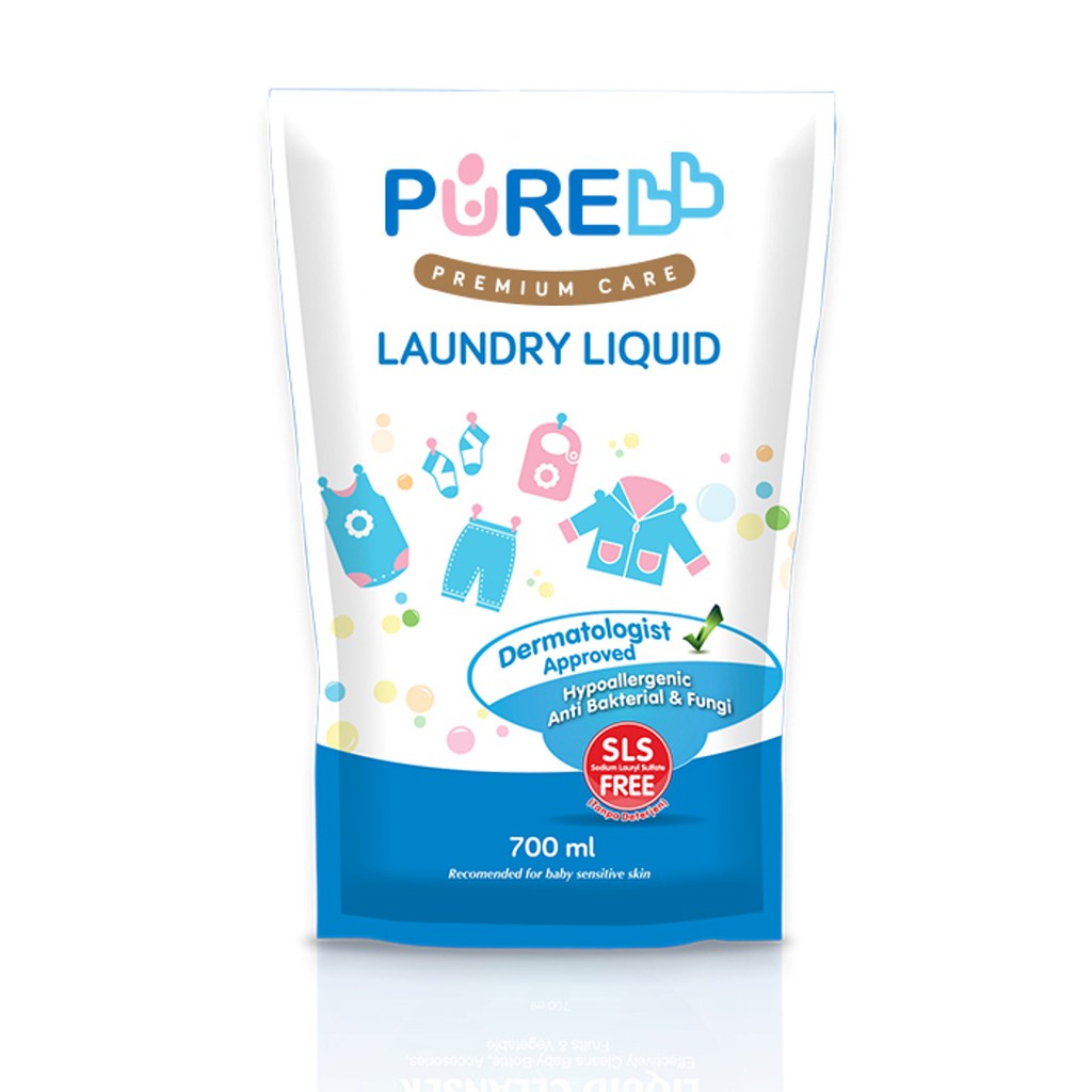 Pure BB (Non Banded) Laundry Liquid Refill - 700mL