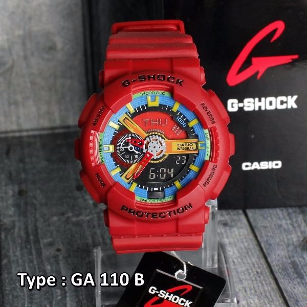 Jam Tangan Casio G Shock TERBARU Ga110 Dual time pria & anak anak  Grade original SKMEI SUUNTO D-19