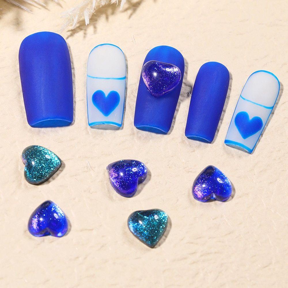 Mxbeauty 3D Pesona Kuku Aurora Kristal DIY Bahan Nail Beauty Nail Ornaments Flat Bottom Drill Manicure Jewelry