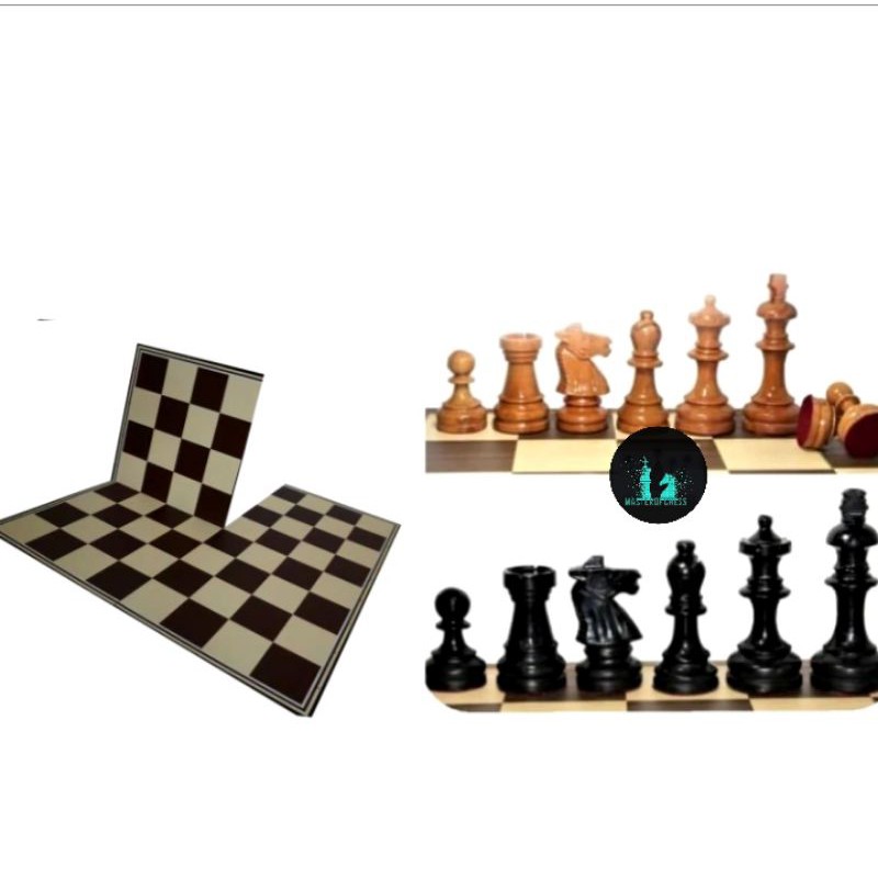 Paket Hemat Catur Sawo Papan Lipat 4 Standar