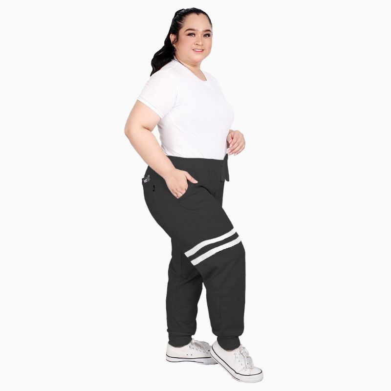 Celana Jogger Training wanita BIG SIZE terbaru - Kevilia Jumbo