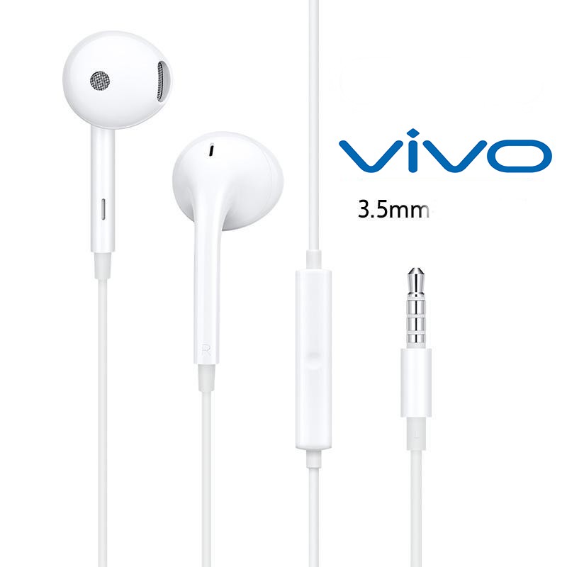 Headset Handsfree Vivo Y50 Y30 Z1 Pro S1 Pro S1 V19 Y91 Y93 Y20 Y51 Y53 Earphone ORI Bass