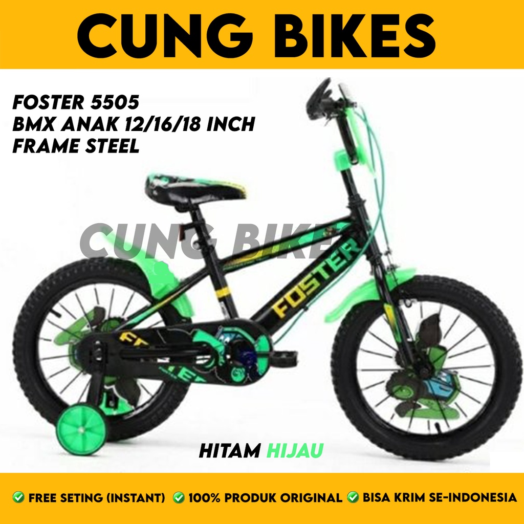 Sepeda Anak Laki laki Ukuran BMX 12 16 18 Inch FOSTER