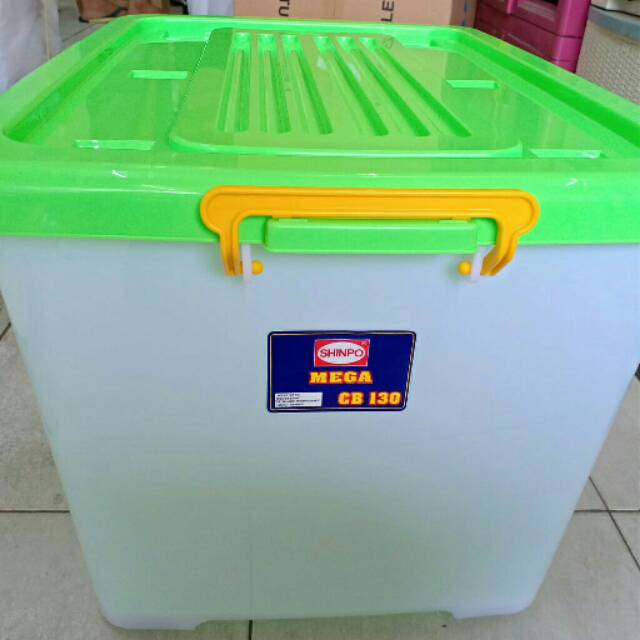 EZY STORAGE 130 LITER CONTAINER BOX KONTAINER BOX TEMPAT KOTAK SERBAGUNA KERANJANG EZY BOX