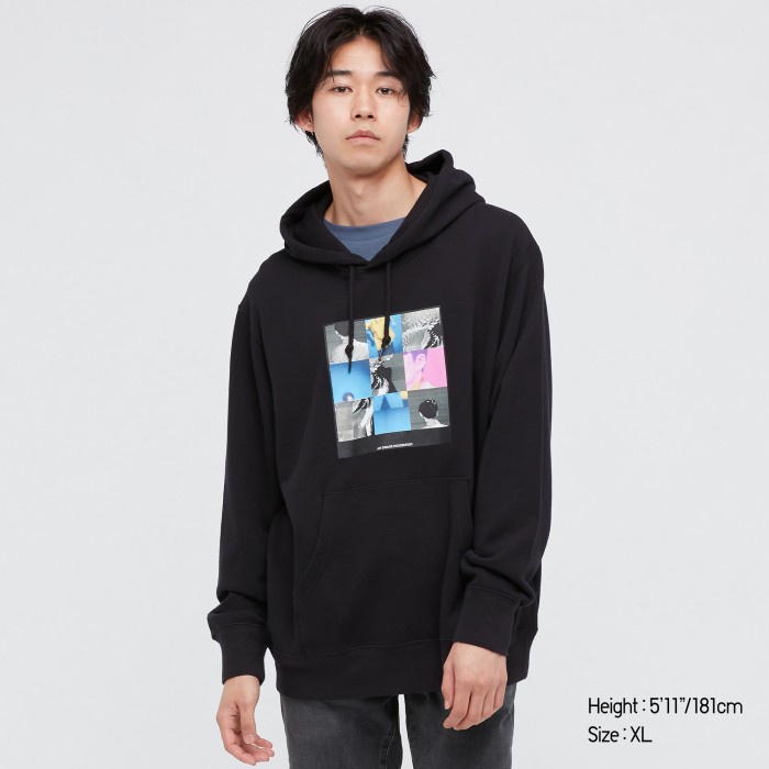 Jaket Uniqlo Sweater Hoodie Gen Hoshino LenganPanjang Original Bandung