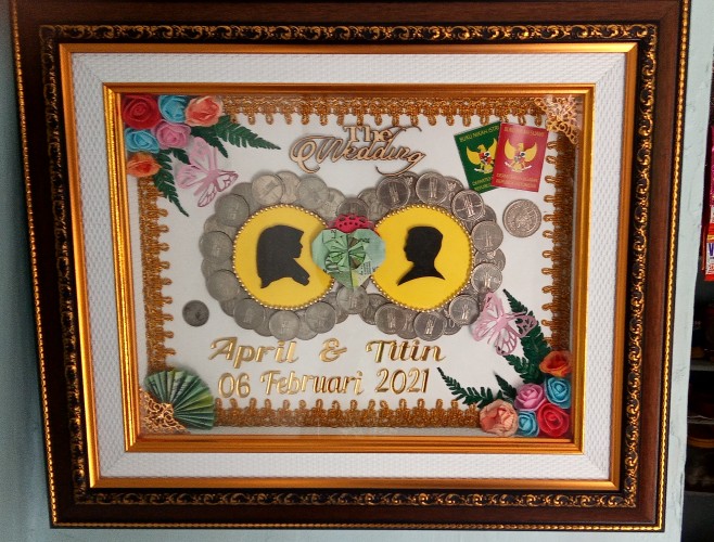 Bunga Spons 3,5 Cm Bahan Mahar