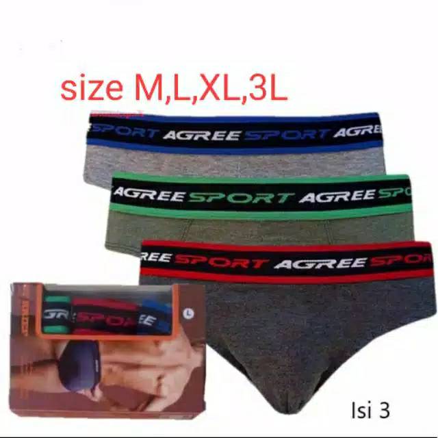 Celana dalam pria agree sport