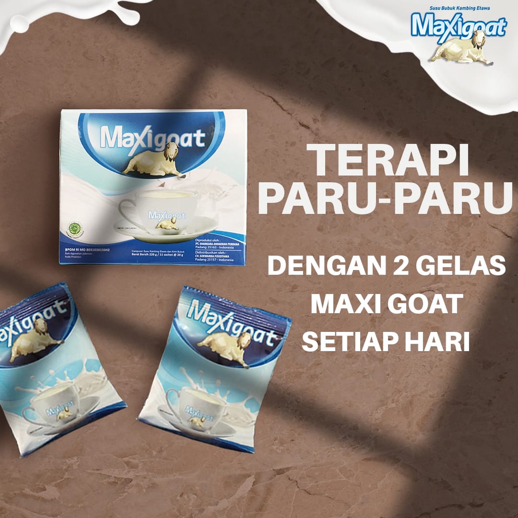 MAXIGOAT - SUSU KAMBING ETAWA PLATINUM DAN KRIMER BUBUK PROVIT SKYGOAT GOMARS 3X EFEKTIF ATASI GANGGUAN PERNAFASAN