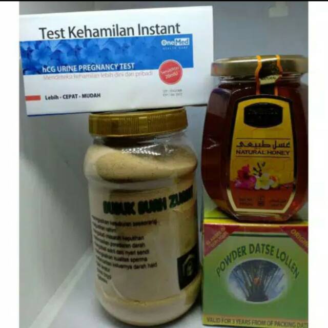 

Termurah paket promil 250gr serbuk zuriat + 250ml madu al shifa + bubuk kurma lollen dates