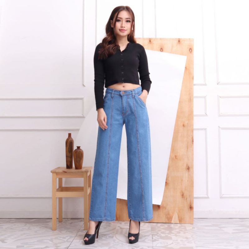 FWR - RIBKA KULOT JEANS WANITA