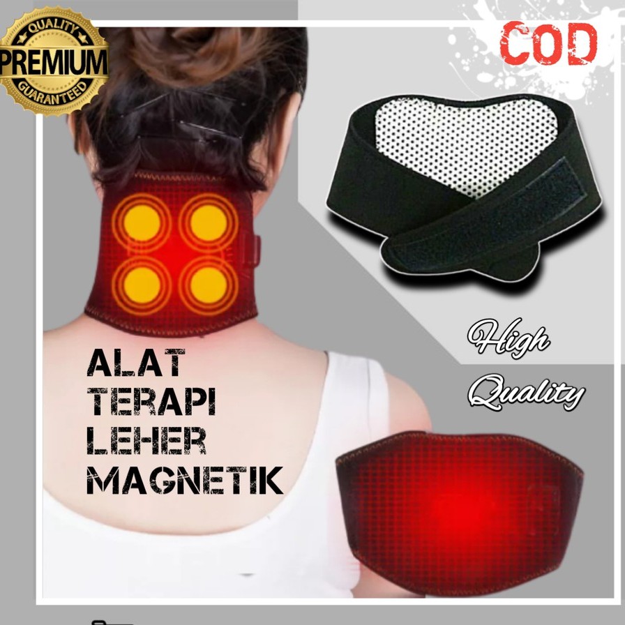 ALAT TERAPI KESEHATAN PEMANAS PENGHANGAT LEHER ALAT TERAPI LEHER MAGNETIK THERAPY NECK