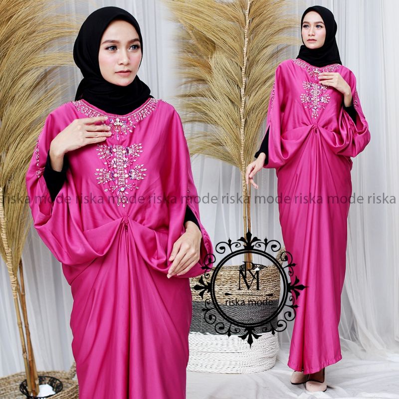 Terlarisss gamis kaftan nira//baju kaftan lebaran//kaftan modern