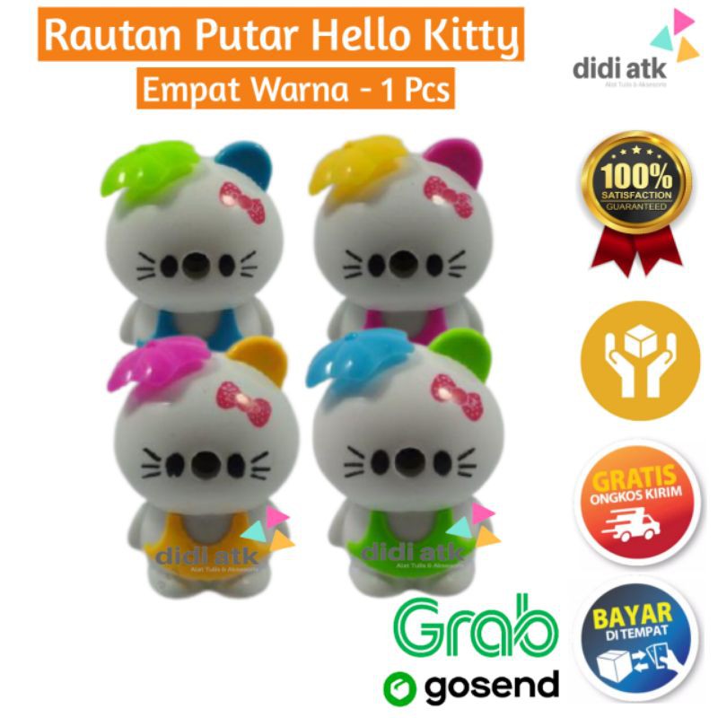 

Rautan Putar Hello Kitty / Sharpner / Serutan Meja