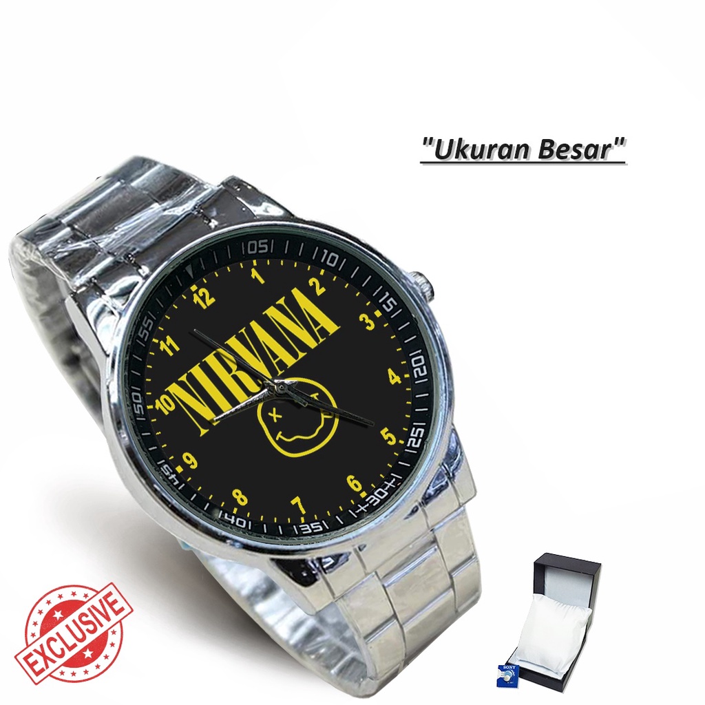 Jam Tangan Rantai Couple NIRVANA (Awesome)