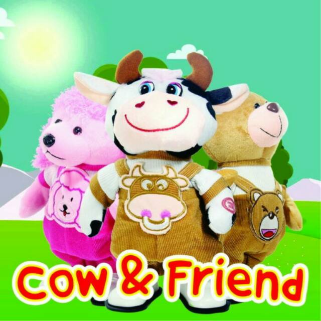 Boneka Cow / Boneka Sapi / Mainan Anak
