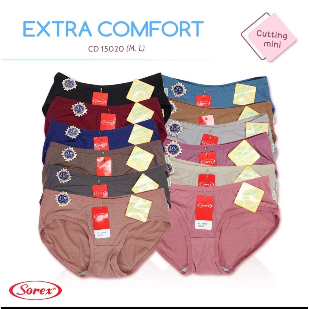 CD SOREX 15020 || Extra Comfort || Cutting Mini || Warna Warni Pori Pori | bahan lembut | ARA98STORE