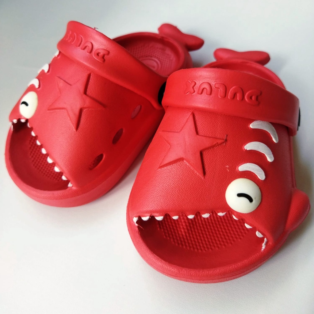 Sandal Anak Motif Baby Shark Lucu Usia 1 - 3 Tahun Size 20 - 25