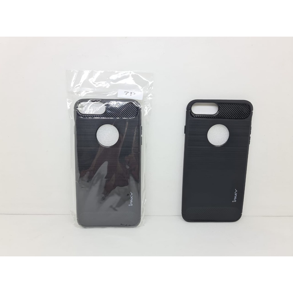 iPaky Carbon iPhone 7 Plus 5.5&quot; Slim Fit Carbon SoftCase iPhone 8 Plus Fiber Multi Carbon ANTI MELAR