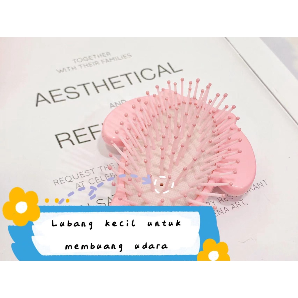 Sisir rambut karakter Hello kitty melody pompurin cinamoroll kuromi comb