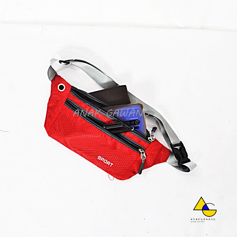 Tas Waistbag Runing Cadeira Anakgawang