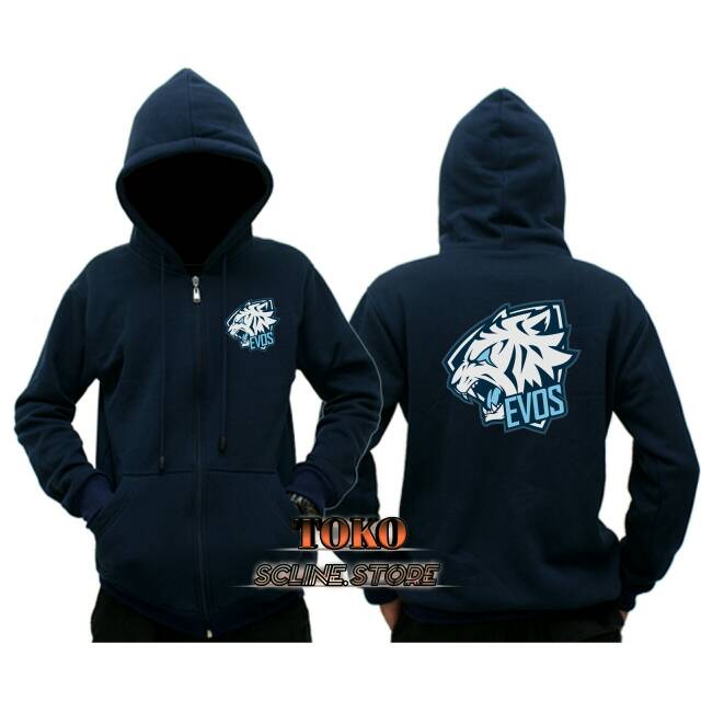 JAKET ZIPPER SWEATER HOODIE EVOS ESPORTS