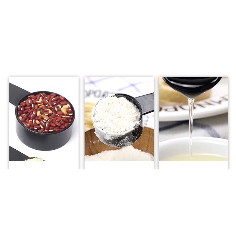 Gelas ukur bentuk sendok plastik 5in1 gelas takar 250ml