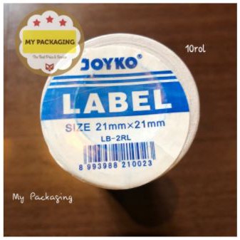 Label Rol 1 Line (10Rol) JOYKO 1 Baris untuk mesin harga MX-5500M