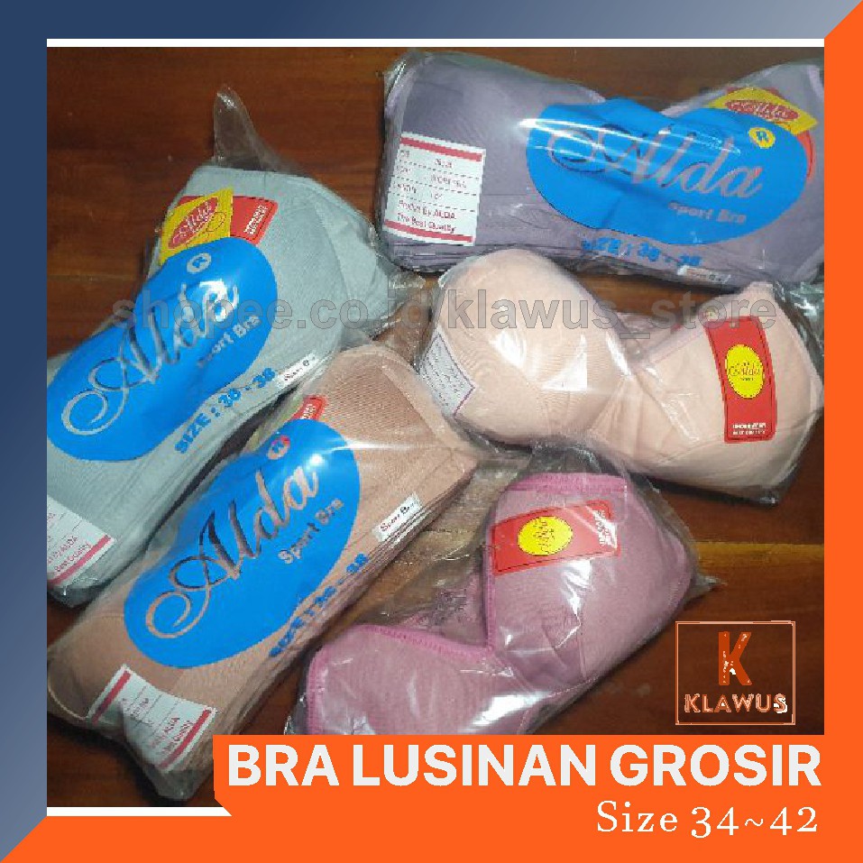 Bra (12pcs)  lusinan Grosir ALDA BRA pakaian dalam bh / bra sport TERMURAH