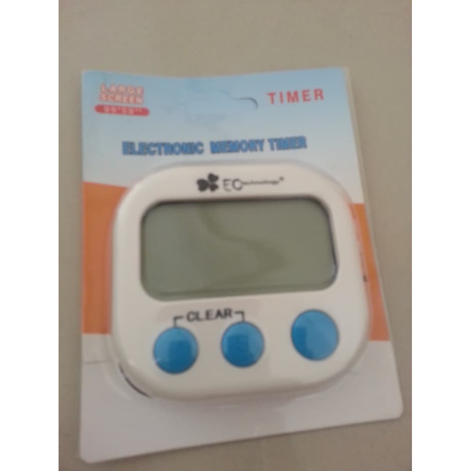 Digital Kitchen Timer &amp; Stopwatch Cute / Alarm Masak Dapur Roti Kue - TMR