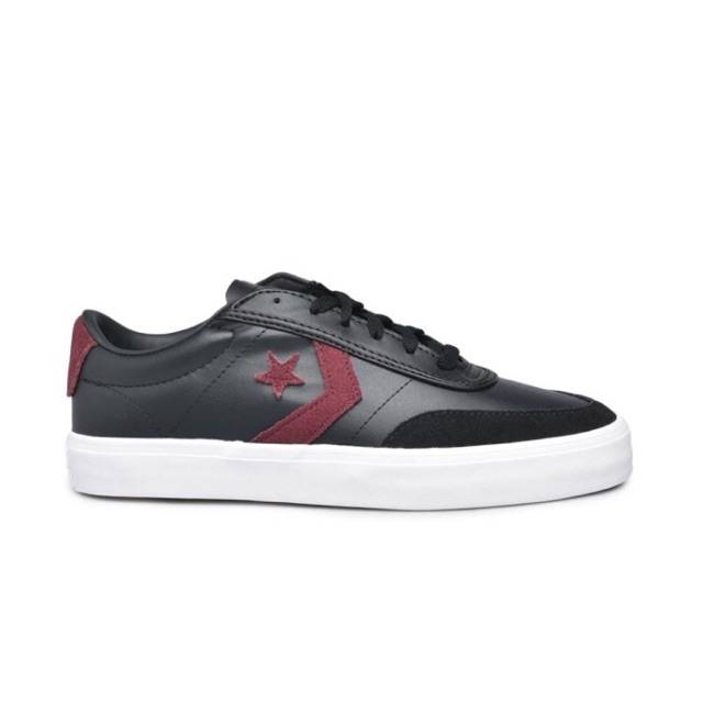 Converse Courtlandt Hitam Burgundy