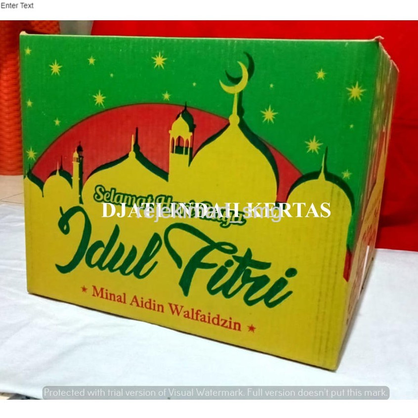 

DISKON !!! Kardus Idul Fitri / Kardus Lebaran / Kardus Parcel Warna Kuning (Uk. 39x39x31) 10pcs
