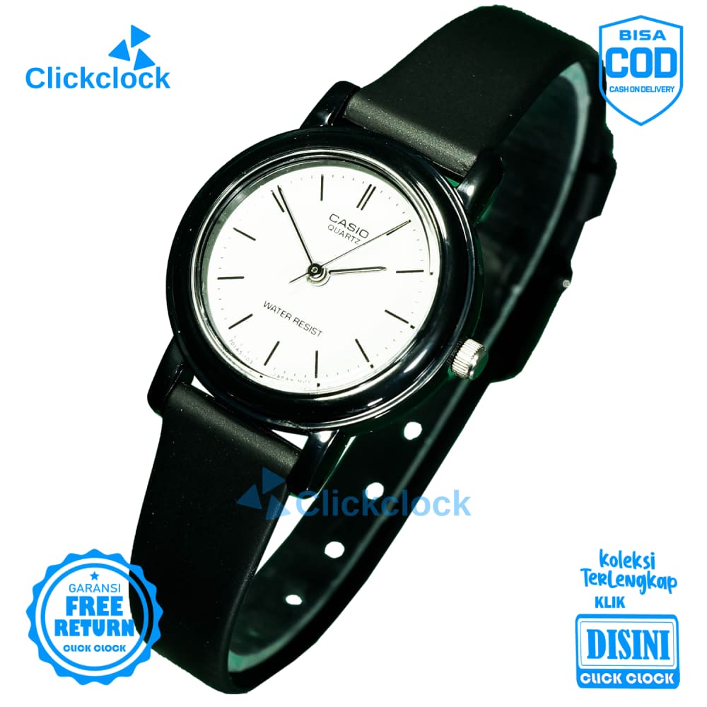 Jam Tangan Analog Wanita Formal Karet Analog,Quartz Casio 139EMV-7ALDF Watch Murah