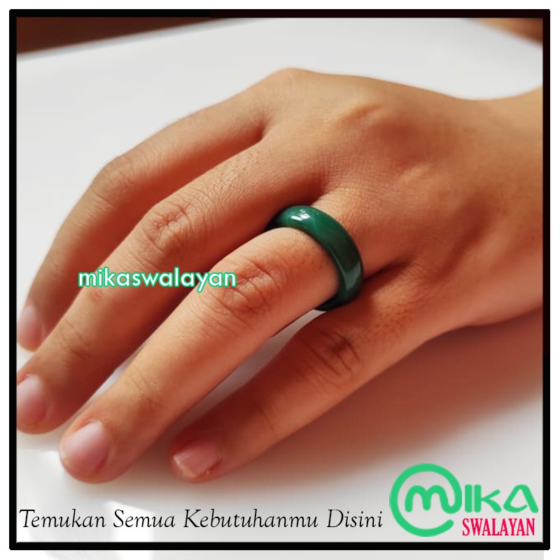 Cincin Batu Wanita | Cincin Batu Pria | Cincin Couple | cincin Giok Hijau | Cincin Couple Murah