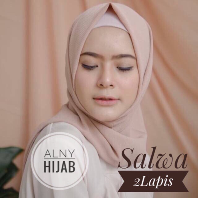 Alny Hijab - Jilbab Instan Siria Series 1Slup Crepe High Quality Antem tammia Rempel Depan Praktis kerja