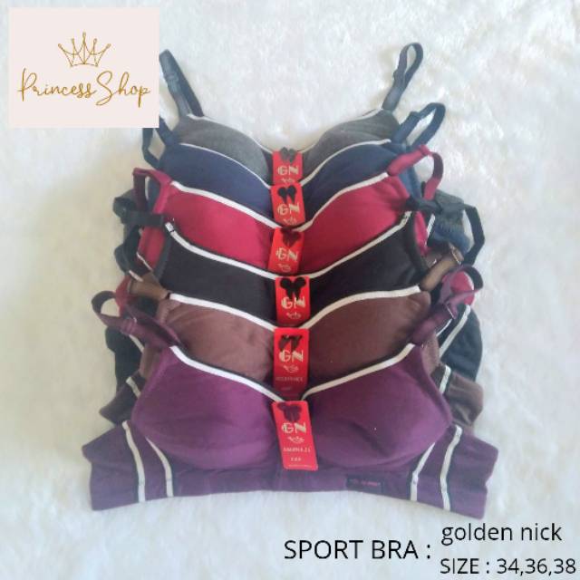 Bh Golden Nick 863 Bra Tanpa Kawat Kait 2 Busa Tipis / Mini Bra Golden Nick 863 / Bh Remaja Golden Nick