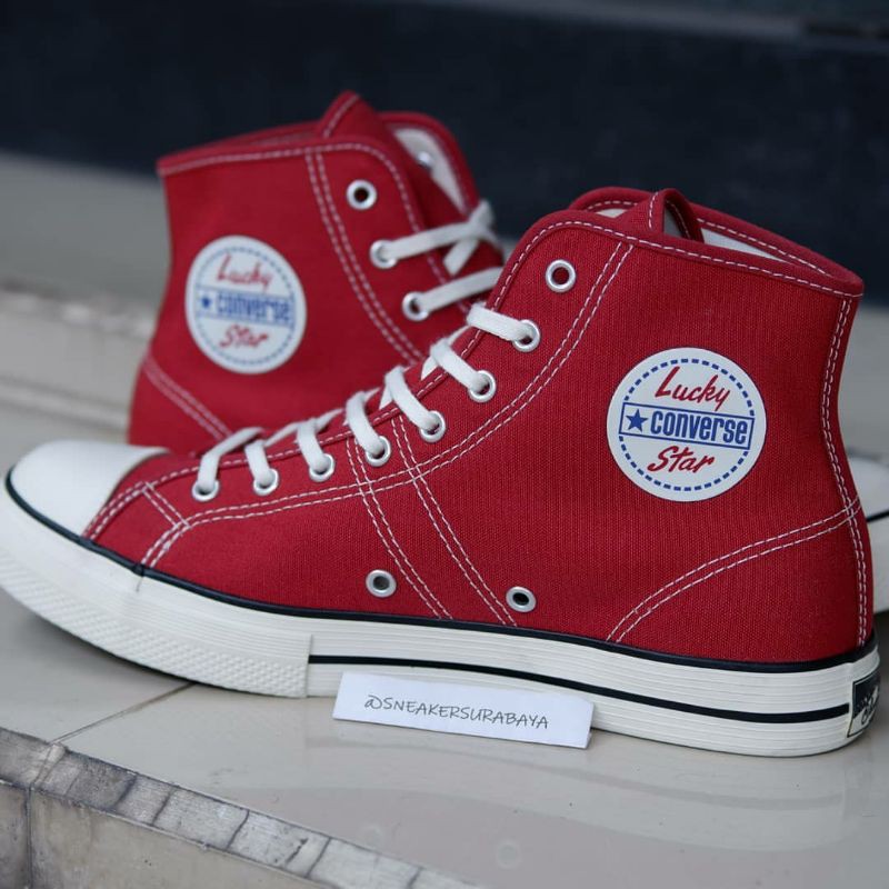 Converse Lucky Star Hi Garnet Egret