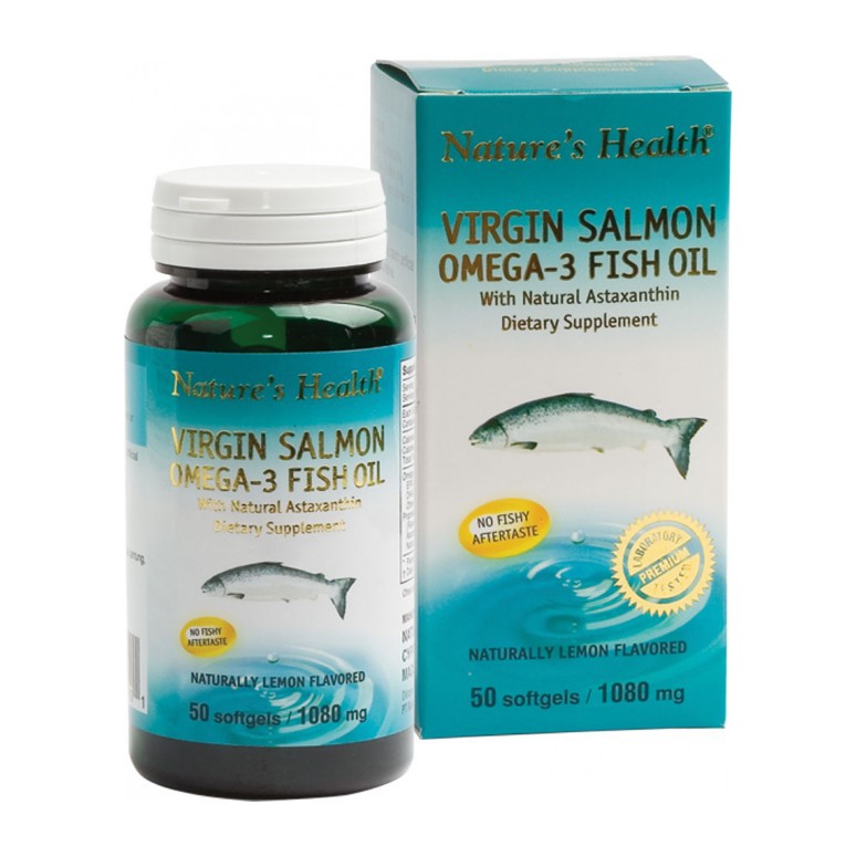 Nature S Health Virgin Salmon Omega 3 Fish Oil 50 Softgels Indonesia