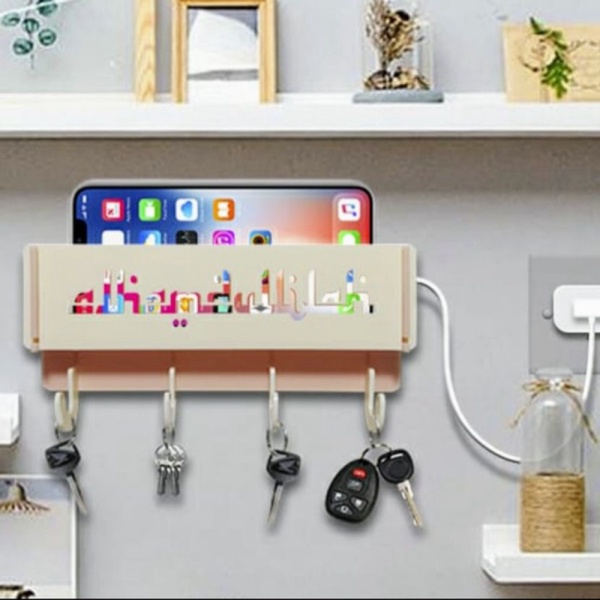 Jual Rak dinding gantung Akrilik Box Storage Charger Hp gantungan Kunci 884 Limited