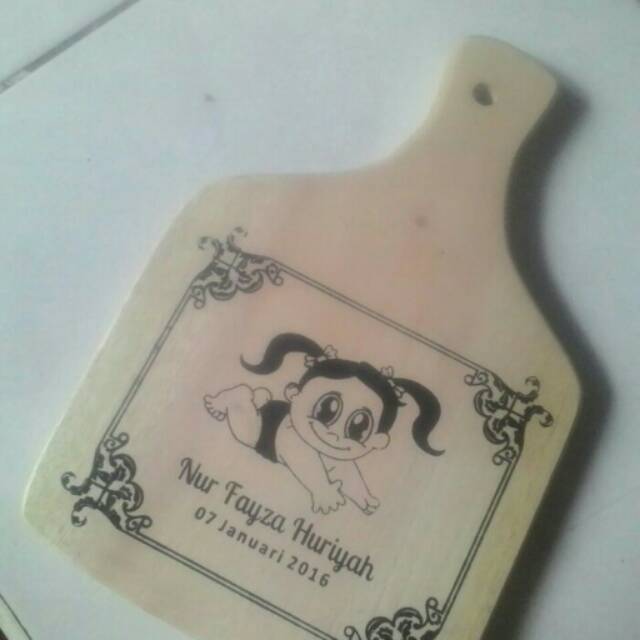 

Souvenir telenan cetak nama