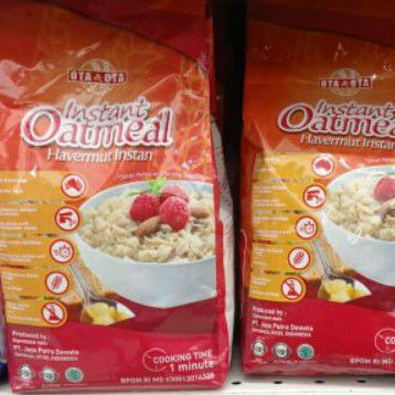

ota & ota instant oatmeal havermut 750gr