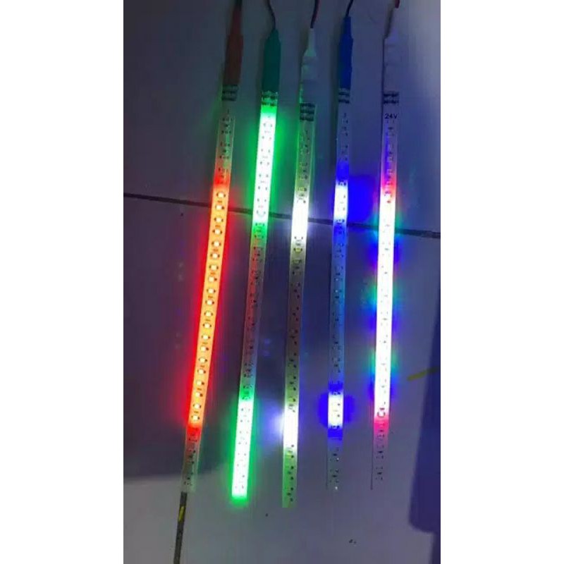 Lampu led strip RGB Rittle ranger 60cm 24volt pelangi